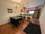 Dining room and breakfast bar.
